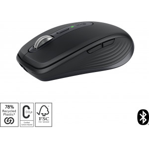 Logitech MX Anywhere 3S rato Mão direita RF Wireless + Bluetooth Laser 8000 DPI