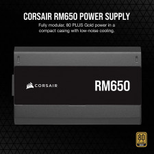 Corsair RM650 fonte de alimentação 650 W 24-pin ATX ATX Preto