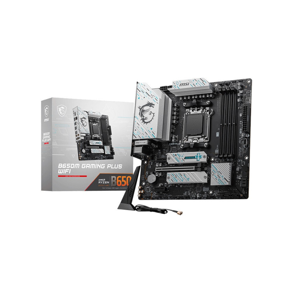 MSI B650M GAMING PLUS WIFI motherboard AMD B650 Ranhura AM5 micro ATX