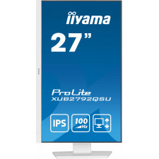 iiyama ProLite XUB2792QSU-W6 monitor de ecrã 68,6 cm (27") 2560 x 1440 pixels Wide Quad HD LED Branco