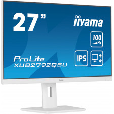 iiyama ProLite XUB2792QSU-W6 monitor de ecrã 68,6 cm (27") 2560 x 1440 pixels Wide Quad HD LED Branco