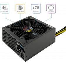 TooQ TQAPOLO-600SP fonte de alimentação 600 W 20+4 pin ATX ATX Preto