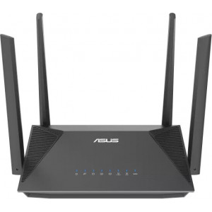 ASUS RT-AX52 AX1800 AiMesh router sem fios Gigabit Ethernet Dual-band (2,4 GHz   5 GHz) Preto