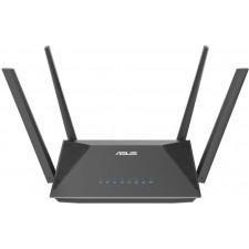 ASUS RT-AX52 AX1800 AiMesh router sem fios Gigabit Ethernet Dual-band (2,4 GHz   5 GHz) Preto