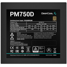 DeepCool PM750D fonte de alimentação 750 W 20+4 pin ATX ATX Preto