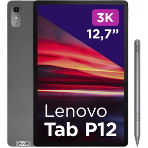 Lenovo Tab P12 128 GB 32,3 cm (12.7") Mediatek 8 GB Wi-Fi 6 (802.11ax) Android 13 Cinzento