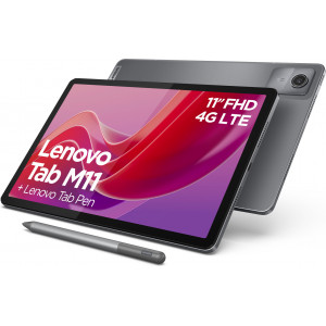 Lenovo Tab M11 4G LTE 128 GB 27,9 cm (11") Mediatek 4 GB Wi-Fi 5 (802.11ac) Android 13 Cinzento