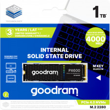 Goodram SSDPR-PX600-1K0-80 disco SSD M.2 1 TB PCI Express 4.0 3D NAND NVMe