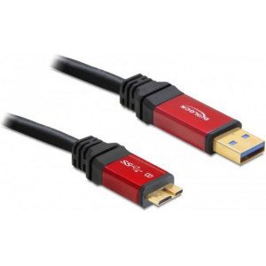 DeLOCK 3.0m 3.0 USB A-micro-B cabo USB 3 m USB 3.2 Gen 1 (3.1 Gen 1) Micro-USB B