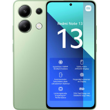 Xiaomi Redmi Note 13 16,9 cm (6.67") Dual SIM híbrido Android 13 4G USB Type-C 6 GB 128 GB 5000 mAh Verde, Azul menta