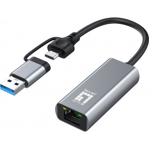 LevelOne USB-0423 cartão de rede Ethernet 2500 Mbit s