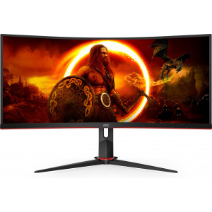 AOC G2 CU34G2XP monitor de ecrã 86,4 cm (34") 3440 x 1440 pixels UltraWide Quad HD LED Preto