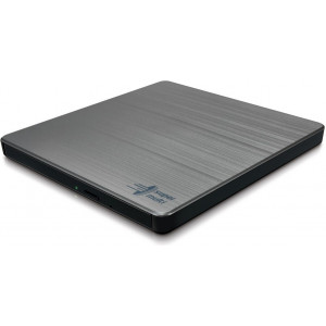 Hitachi-LG Slim Portable DVD-Writer unidade de disco ótico DVD±RW Prateado