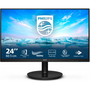 Philips V Line 241V8LAB 00 LED display 60,5 cm (23.8") 1920 x 1080 pixels Full HD LCD Preto