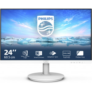Philips V Line 241V8AW 00 LED display 60,5 cm (23.8") 1920 x 1080 pixels Full HD LCD Branco