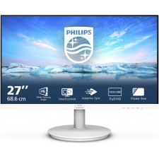 Philips V Line 271V8AW 00 monitor de ecrã 68,6 cm (27") 1920 x 1080 pixels Full HD LCD Branco