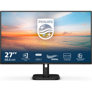 Philips 1000 series 27E1N1300A 00 monitor de ecrã 68,6 cm (27") 1920 x 1080 pixels Full HD LCD Preto