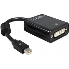 DeLOCK Adapter mini Displayport 0,18 m DVI-I Preto