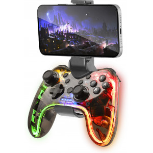 Mars Gaming MGPBT controlador de jogo Preto Bluetooth USB Gamepad Analógico   Digital Playstation 3