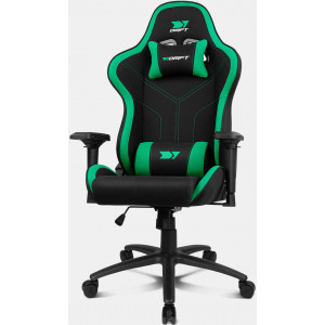 DRIFT DR110BG cadeira gaiming Poltrona de gaming Assento acolchoado Preto, Verde