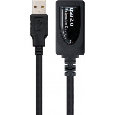 Nanocable 10.01.0211 cabo USB 5 m USB 2.0 USB A Preto