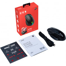 XPG ALPHA-BKCWW rato Mão direita RF Wireless + USB Type-C Ótico 16000 DPI