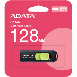 ADATA ACHO-UC300-128G-RNB unidade de memória USB 128 GB USB Type-C 3.2 Gen 1 (3.1 Gen 1) Preto