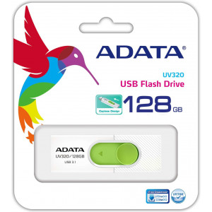 ADATA UV320 unidade de memória USB 128 GB USB Type-A 3.2 Gen 1 (3.1 Gen 1) Verde, Branco