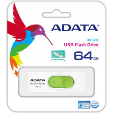 ADATA UV320 unidade de memória USB 64 GB USB Type-A 3.2 Gen 1 (3.1 Gen 1) Verde, Branco