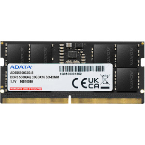 ADATA AD5S560016G-S módulo de memória 16 GB 1 x 16 GB DDR5 5600 MHz ECC