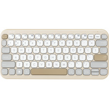 ASUS Marshmallow Keyboard KW100 teclado Bluetooth Inglês (Estados Unidos) Bege