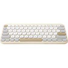 ASUS Marshmallow Keyboard KW100 teclado Bluetooth Inglês (Estados Unidos) Bege