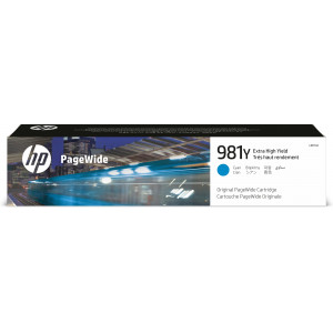 HP Consumível PageWide Original 981X Ciano de extra-elevado rendimento