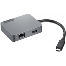 Lenovo 4X91A30366 base & duplicador de portas Com fios USB 2.0 Type-C Cinzento