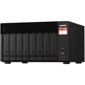 QNAP TS-873A NAS Tower Ethernet LAN Preto V1500B