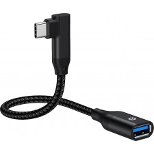 Conceptronic ABBY19B adaptador para cabos USB-C USB-A Preto