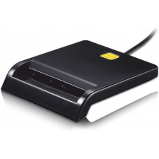 TooQ TQR-210B leitor de smart card Interior USB 2.0 Preto