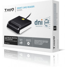 TooQ TQR-210B leitor de smart card Interior USB 2.0 Preto