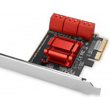 Axagon PCES-SA6 placa adaptador de interface Interno SATA