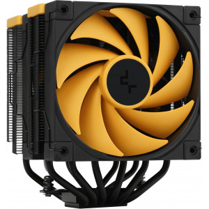 DeepCool AK620 Zero Dark Zoria Processador Arrefecimento a ar 12 cm Preto, Amarelo 1 unidade(s)