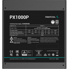 DeepCool PX1000P fonte de alimentação 1000 W 20+4 pin ATX ATX Preto