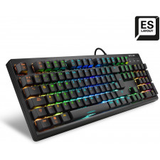 Sharkoon SKILLER SGK30 teclado USB QWERTY Espanhol Preto