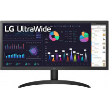 LG 26WQ500-B monitor de ecrã 65,3 cm (25.7") 2560 x 1080 pixels 4K Ultra HD LCD Preto