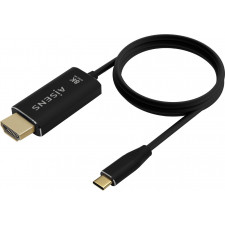 AISENS A109-0711 adaptador de cabo de vídeo 1 m USB Type-C HDMI Type A (Standard) Preto