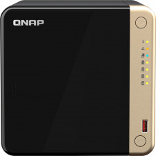 QNAP TS-464 NAS Tower Ethernet LAN Preto N5095