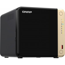 QNAP TS-464 NAS Tower Ethernet LAN Preto N5095