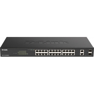 D-Link DGS-1100-26MPV2 E switch de rede Gerido L2 Gigabit Ethernet (10 100 1000) Power over Ethernet (PoE) Preto