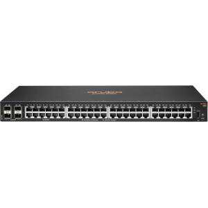 Aruba 6100 48G 4SFP+ Gerido L3 Gigabit Ethernet (10 100 1000) 1U Preto