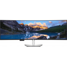 DELL UltraSharp U4924DW LED display 124,5 cm (49") 5120 x 1440 pixels Ultra HD 5K LCD Preto, Prateado