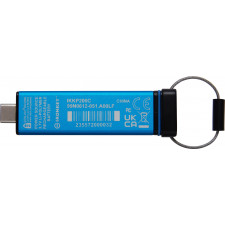 Kingston Technology IronKey Keypad 200 unidade de memória USB 8 GB USB Type-C 3.2 Gen 1 (3.1 Gen 1) Azul